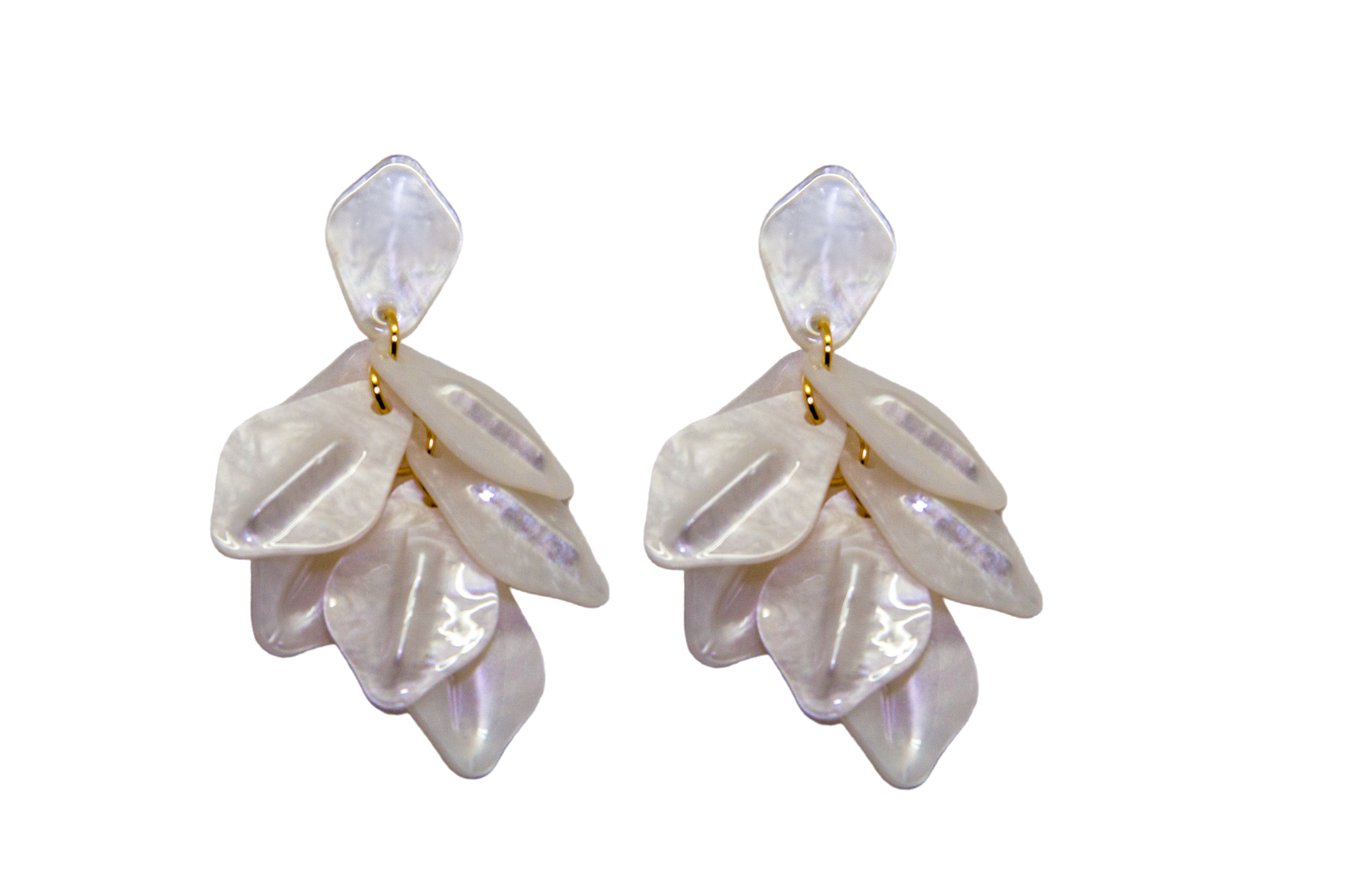 Aretes Pétalos de Luna