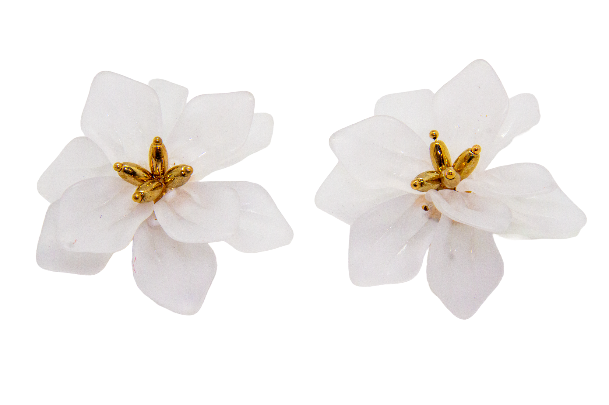 Aretes Pétalos de Nieve