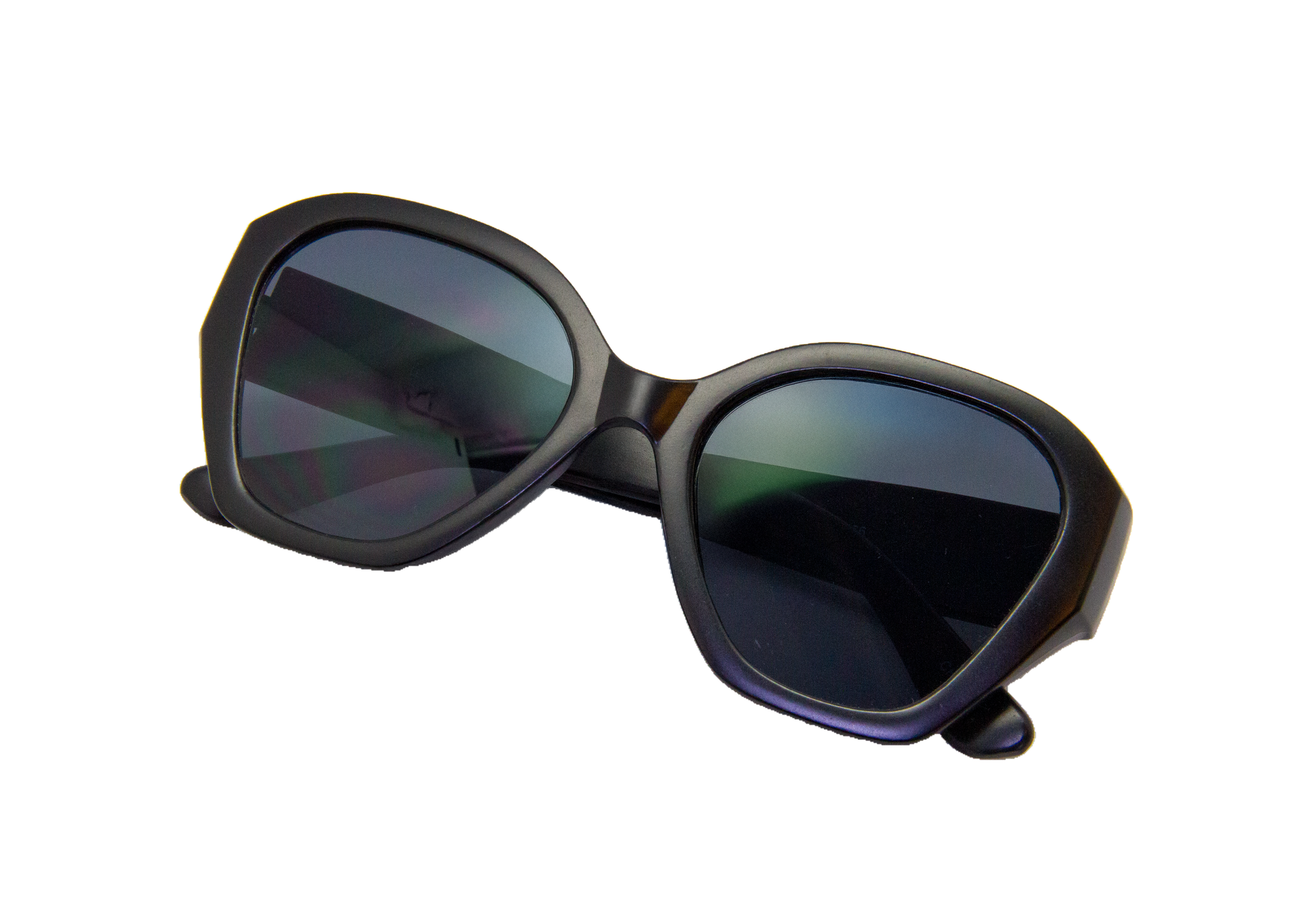 Lentes de Sol con Marco Negro Mate