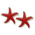 Aretes Estrella Carmesí