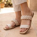 Sandalias Urban Braided Beige