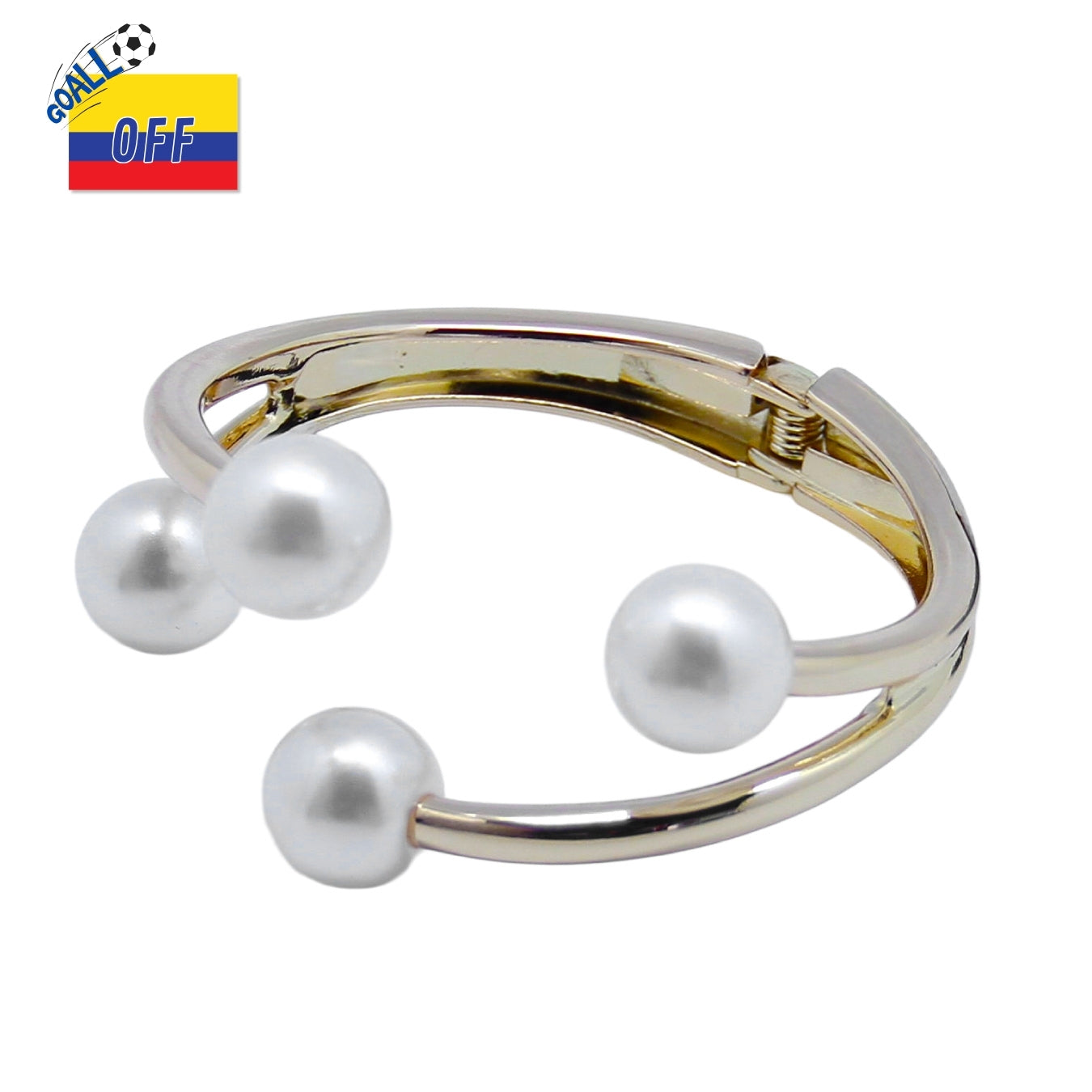 Pulsera Orbital Pearl Duo