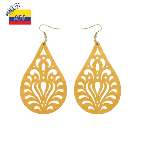 Aretes Gota Ámbar