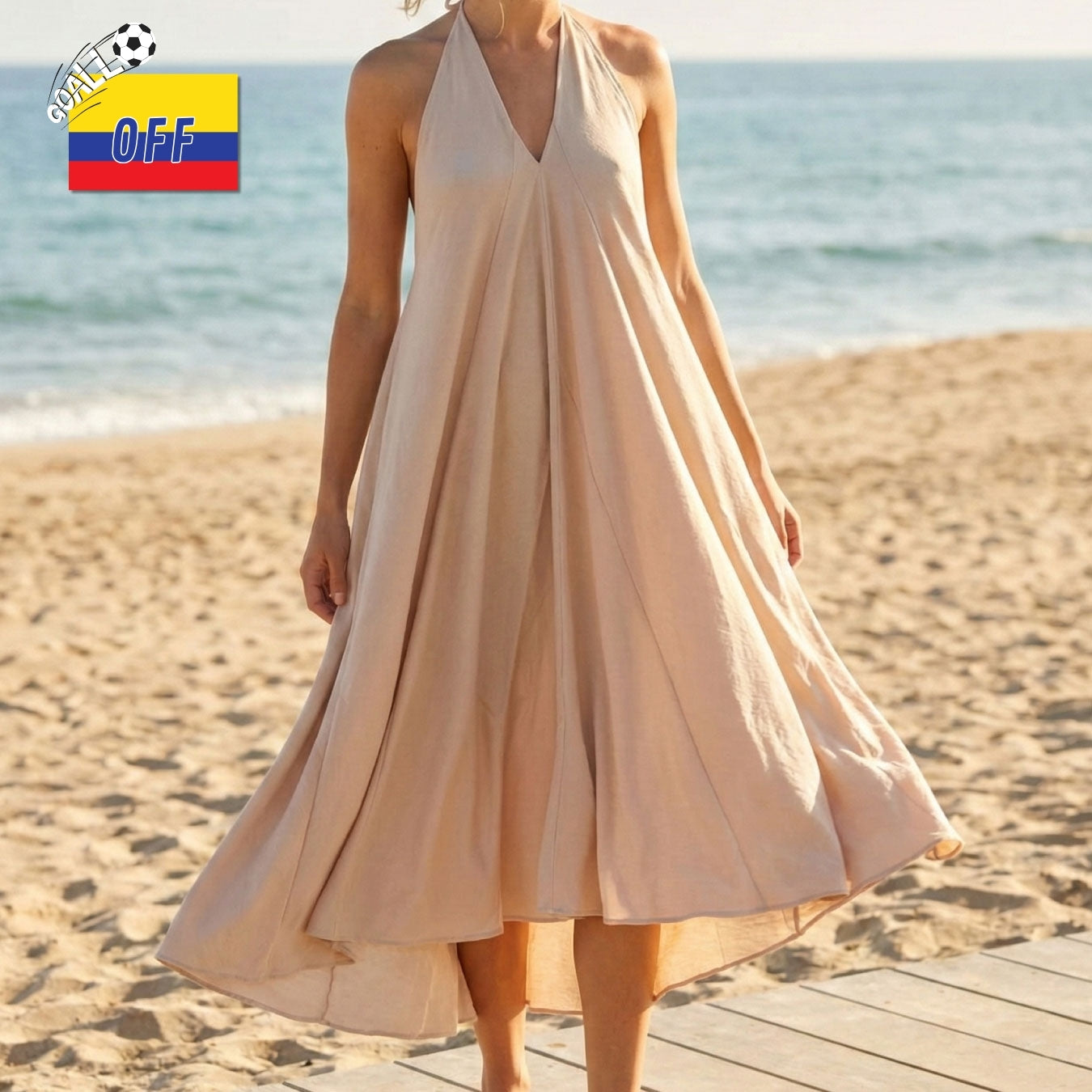 Vestido La Palma Sand