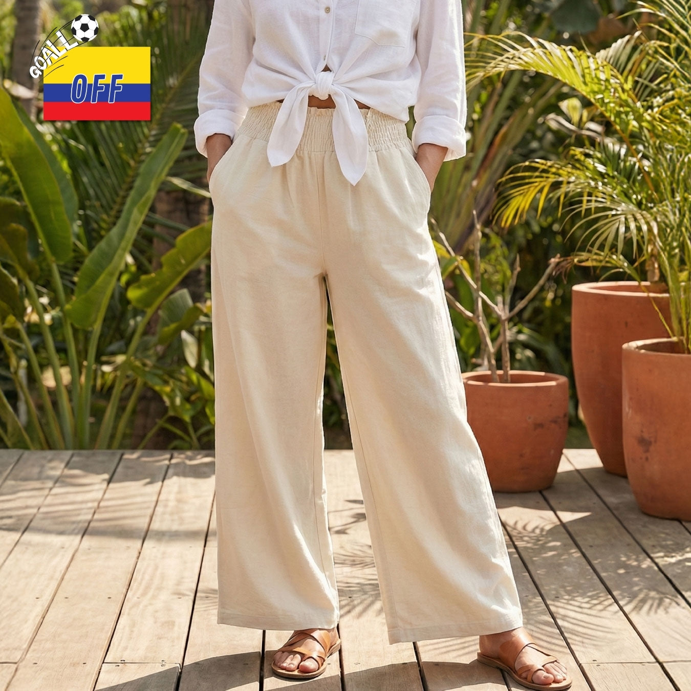 Pantalón Hanna Beige