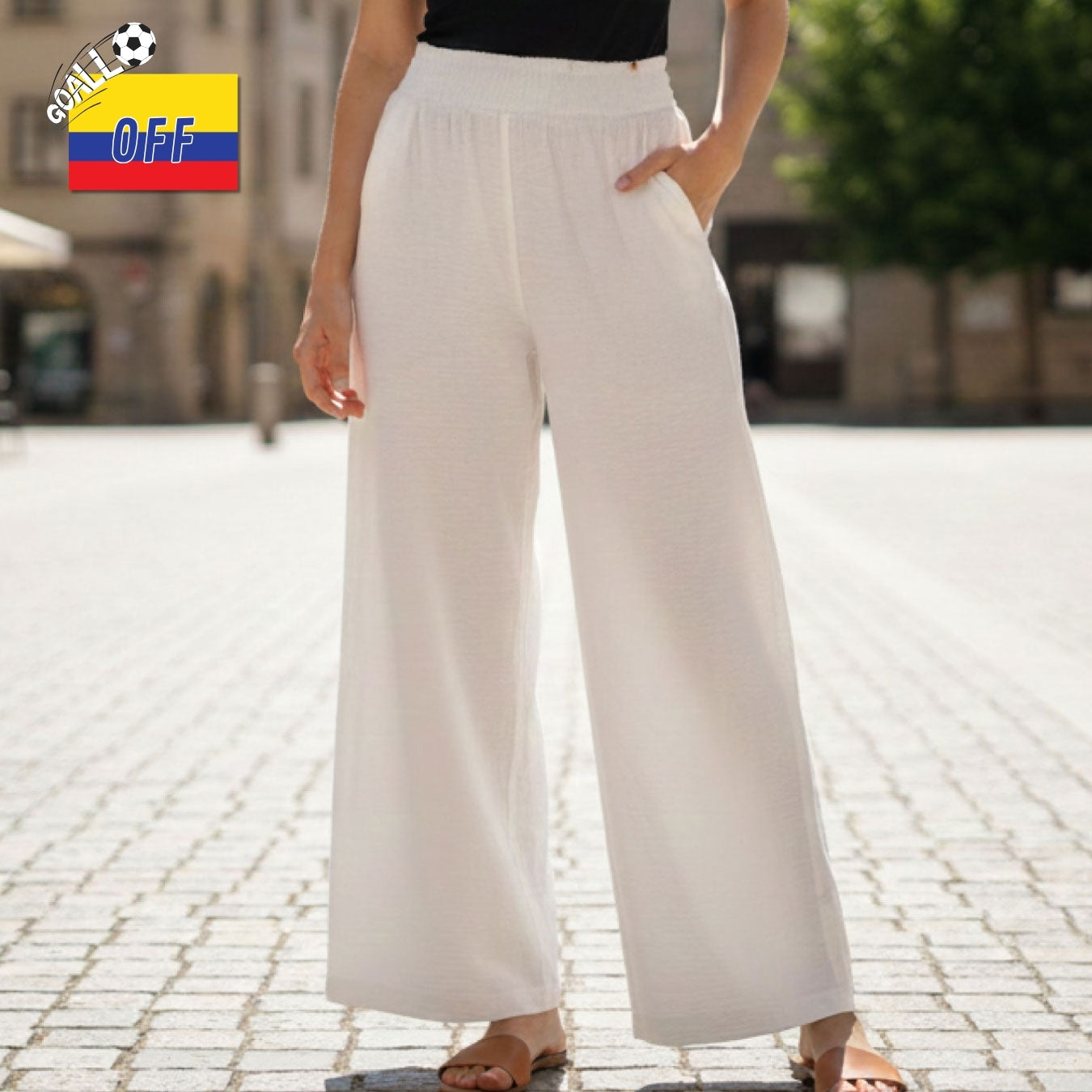 Pantalón Hanna Ivory