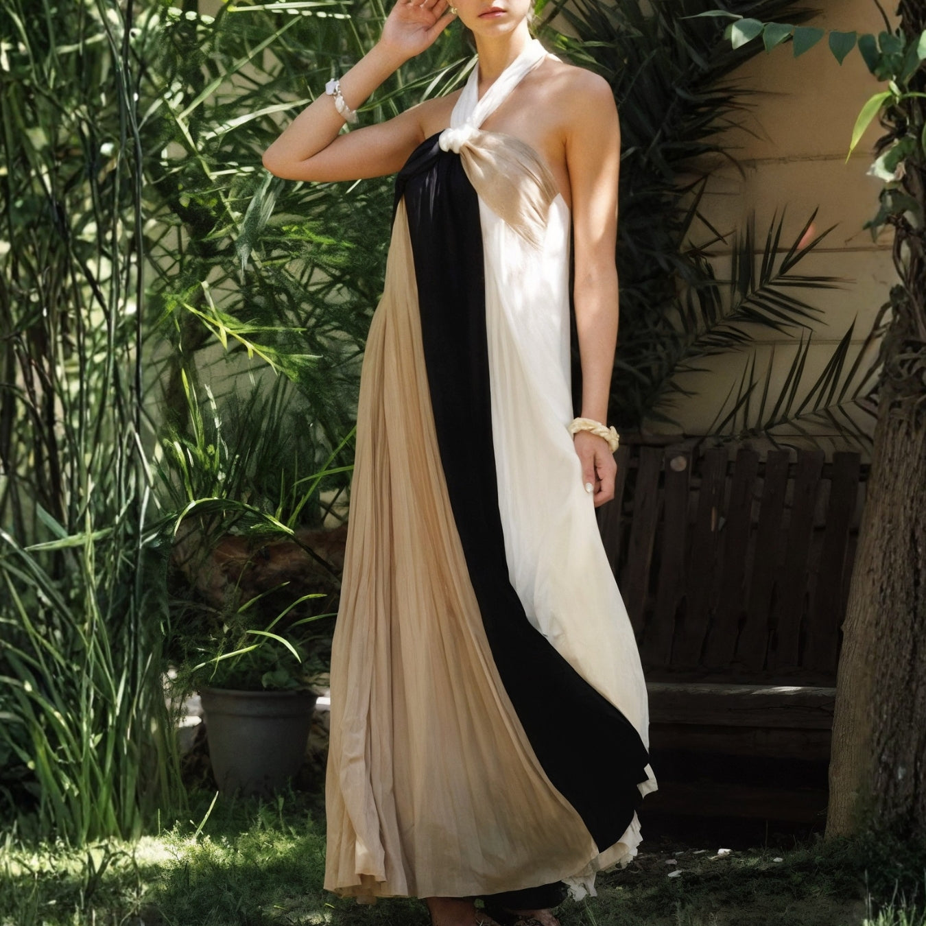ENDLESS BLUE-Vestido Dama Aura