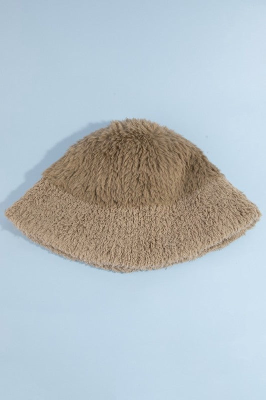 Sombrero Bucket Peluche Fluffy Kaky
