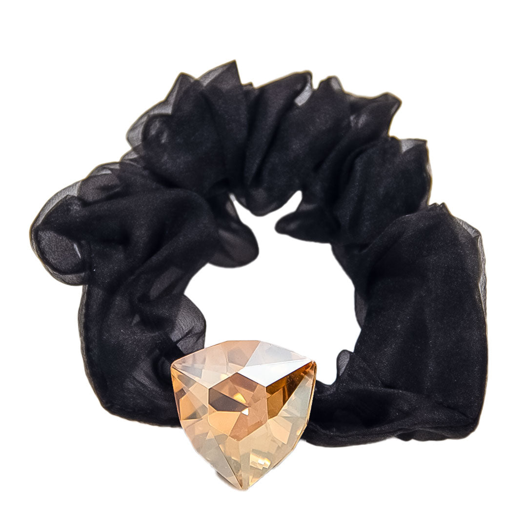 Elastico con gema - Negro