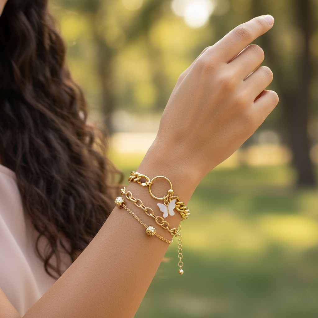 Pulsera Sol Dorado