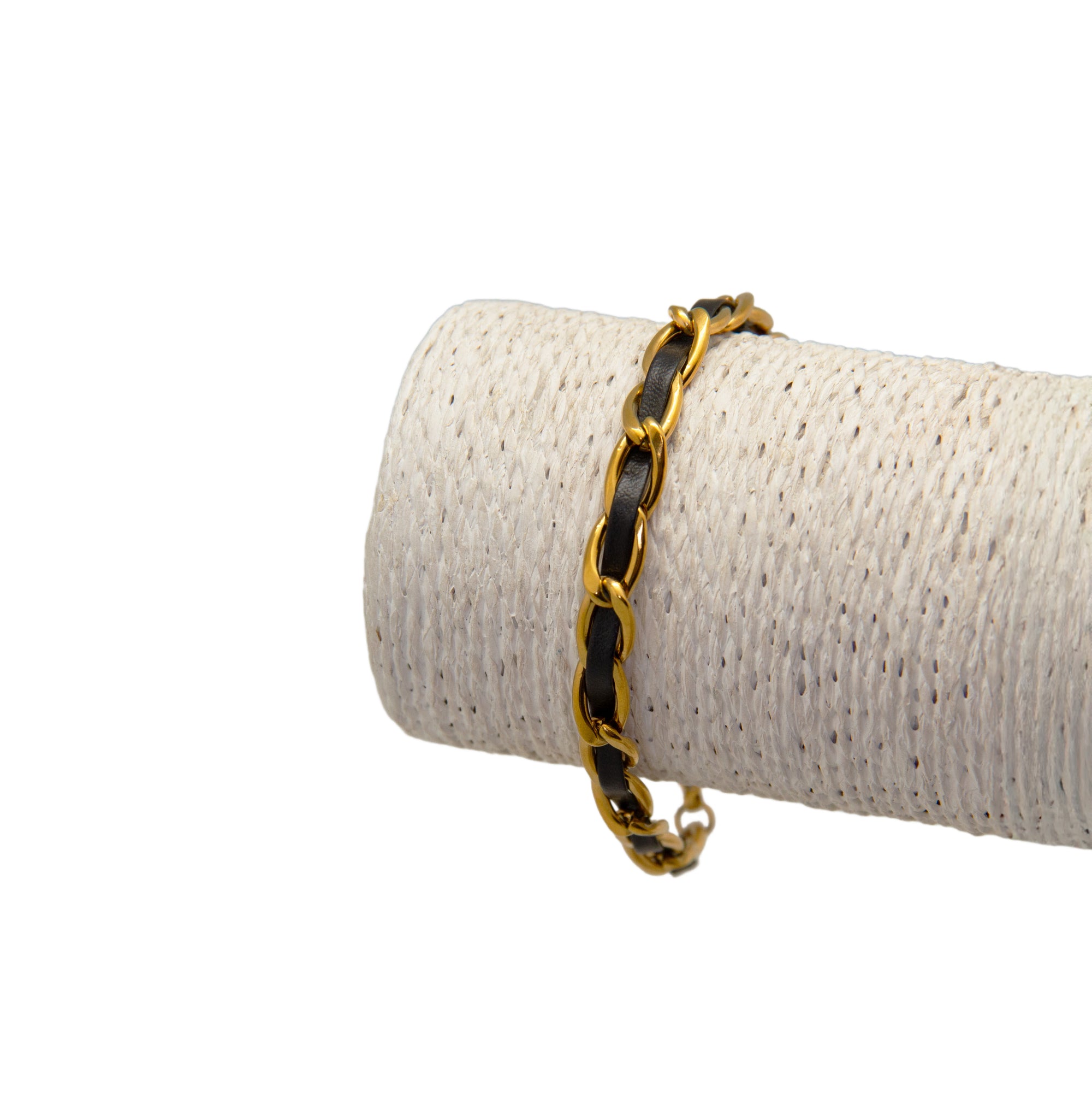 Pulsera brillo dorado
