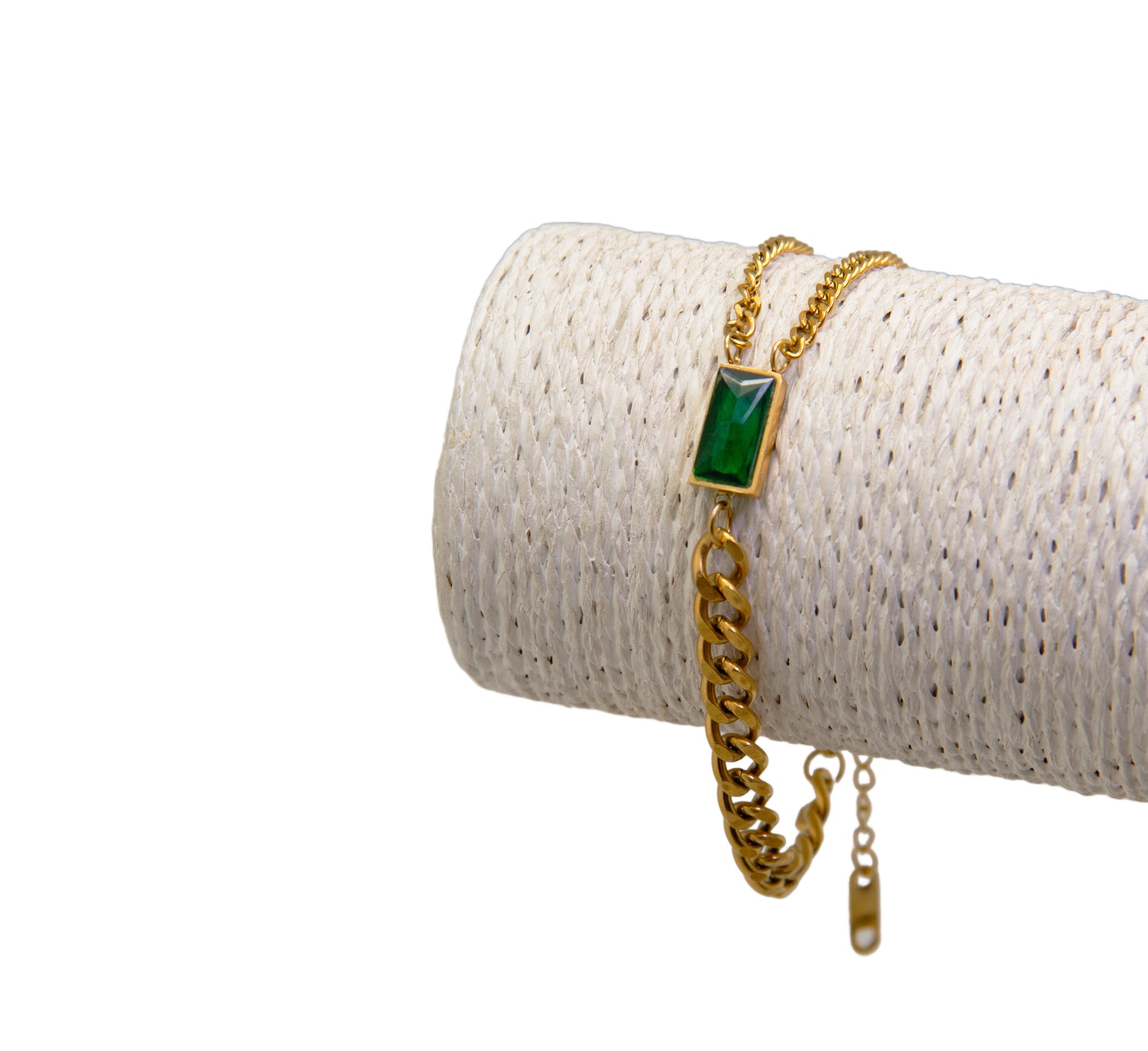 Pulsera Dorada Con Negro