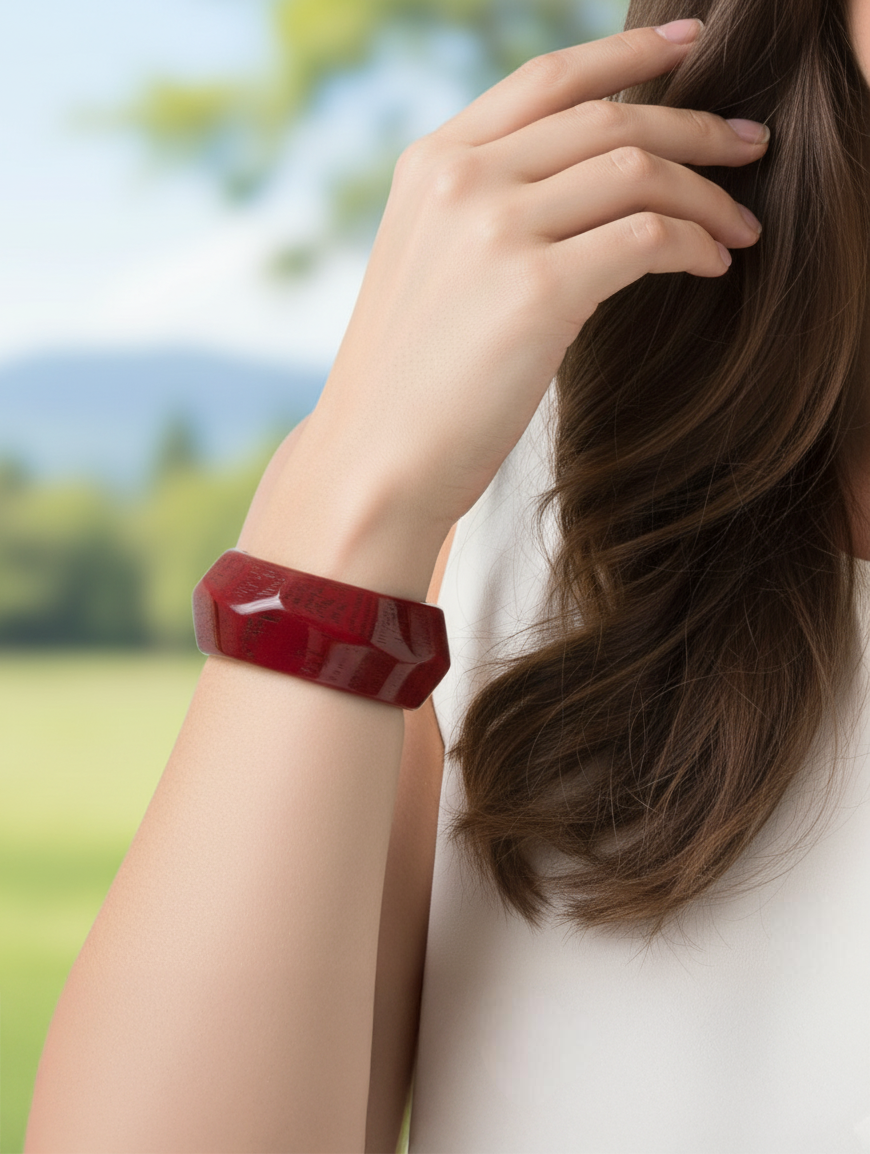 Pulsera Vinotinto Atardecer