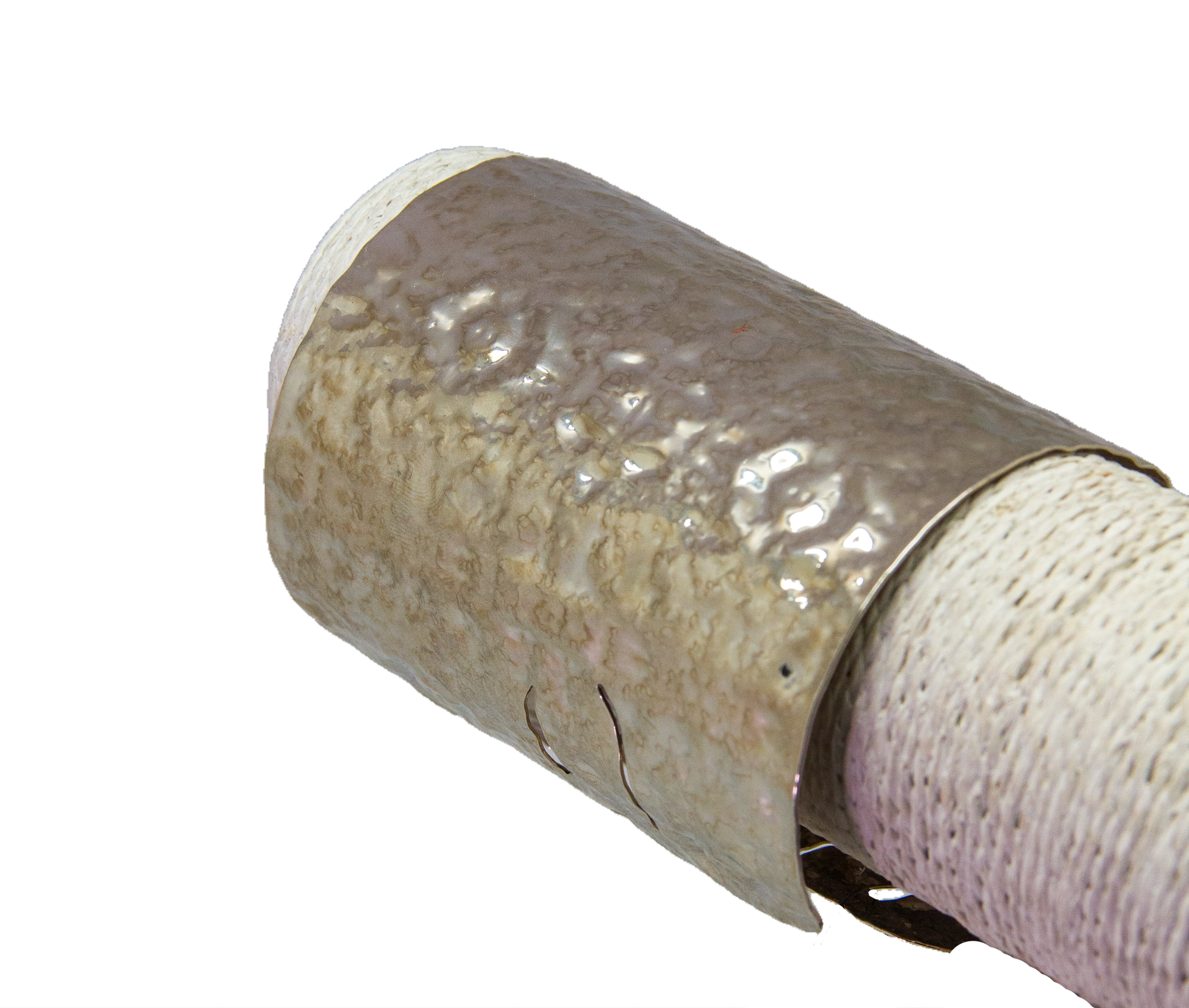 Brazalete Metálico Texturizado
