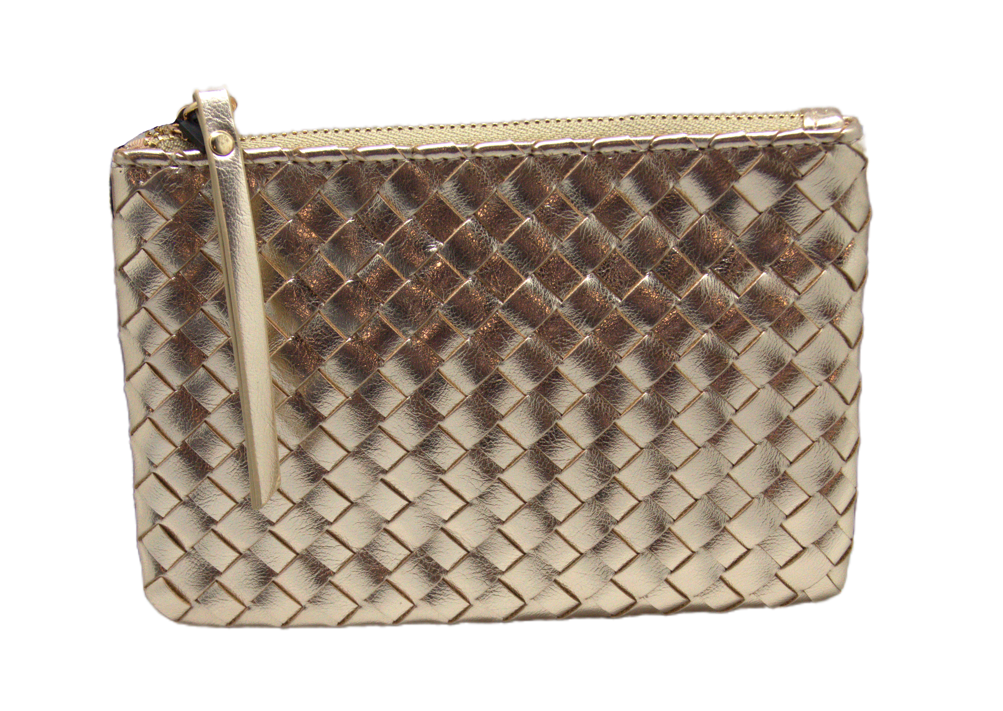 Bolso Dorado Celeste