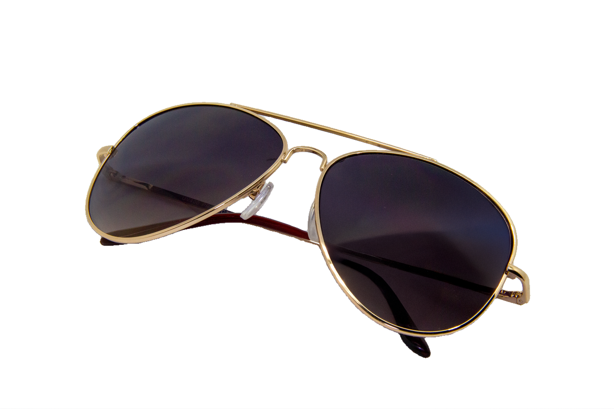 Lentes de Sol Estilo Aviador con Marco Dorado