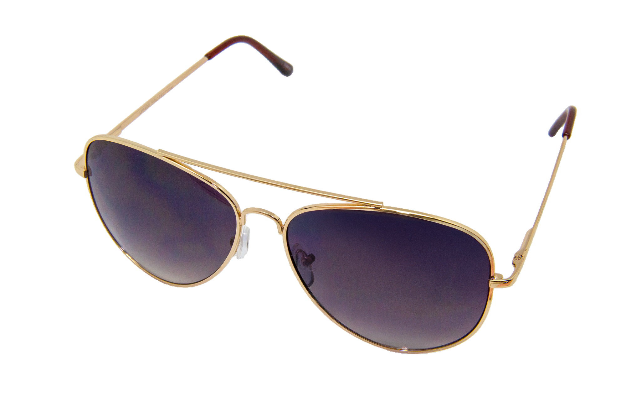 Lentes de Sol Estilo Aviador con Marco Dorado