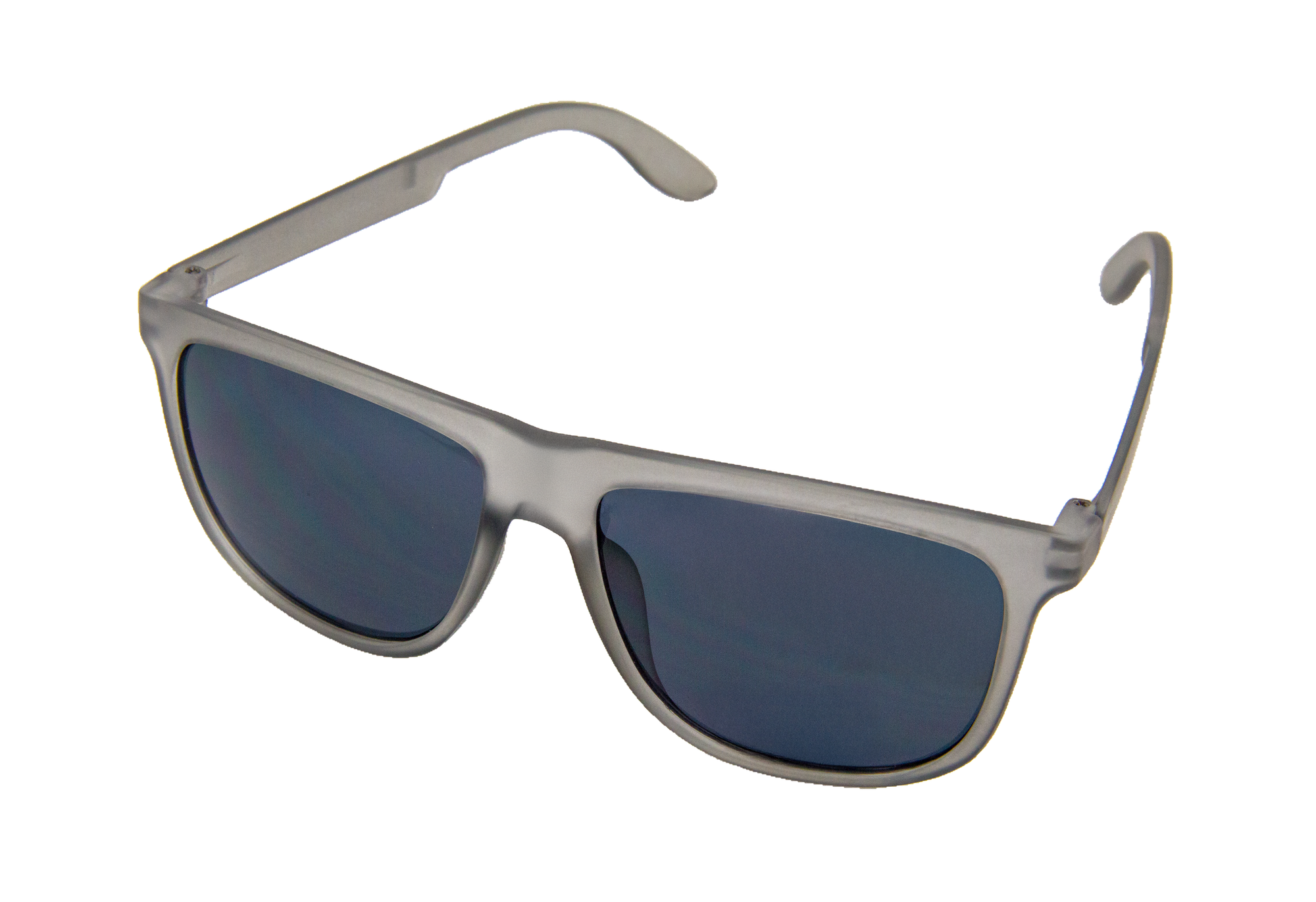 Lentes de Sol con Marco Translúcido Gris