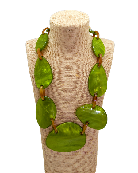 Collar Hoja Tropical