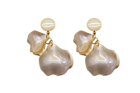 Aretes Nácar Perlado