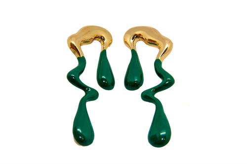 Aretes "Lágrimas de Jade"