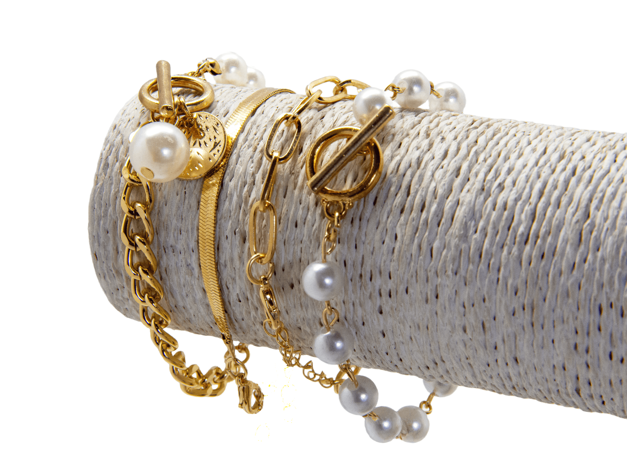 Set de Pulseras "Reina de Perlas"