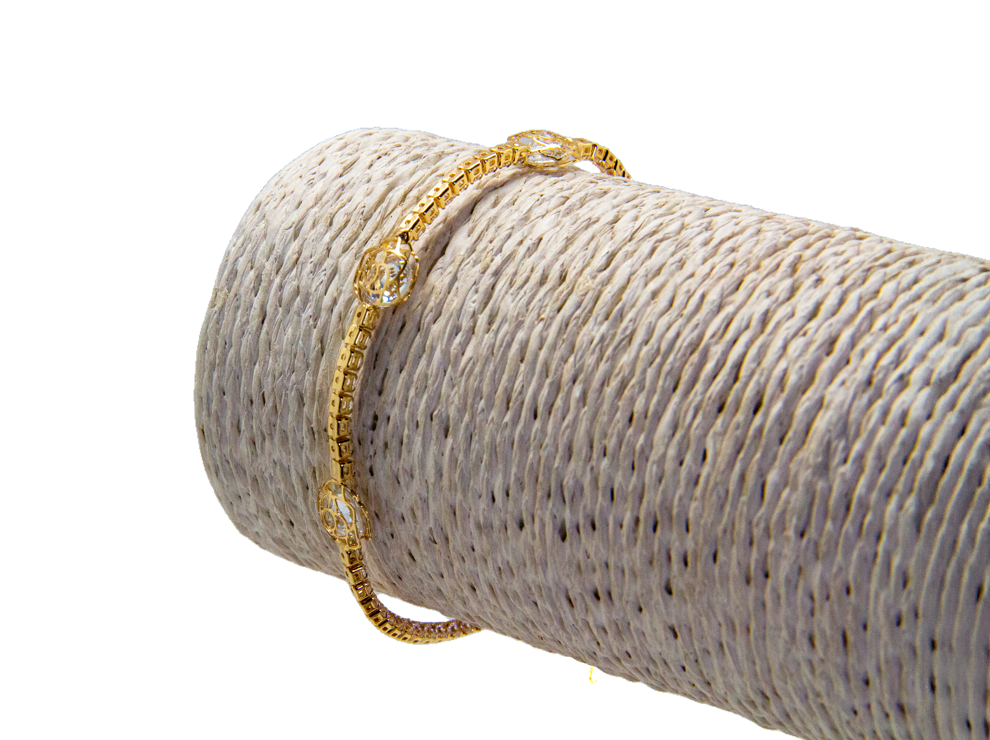 Pulsera "Burbujas de Oro"