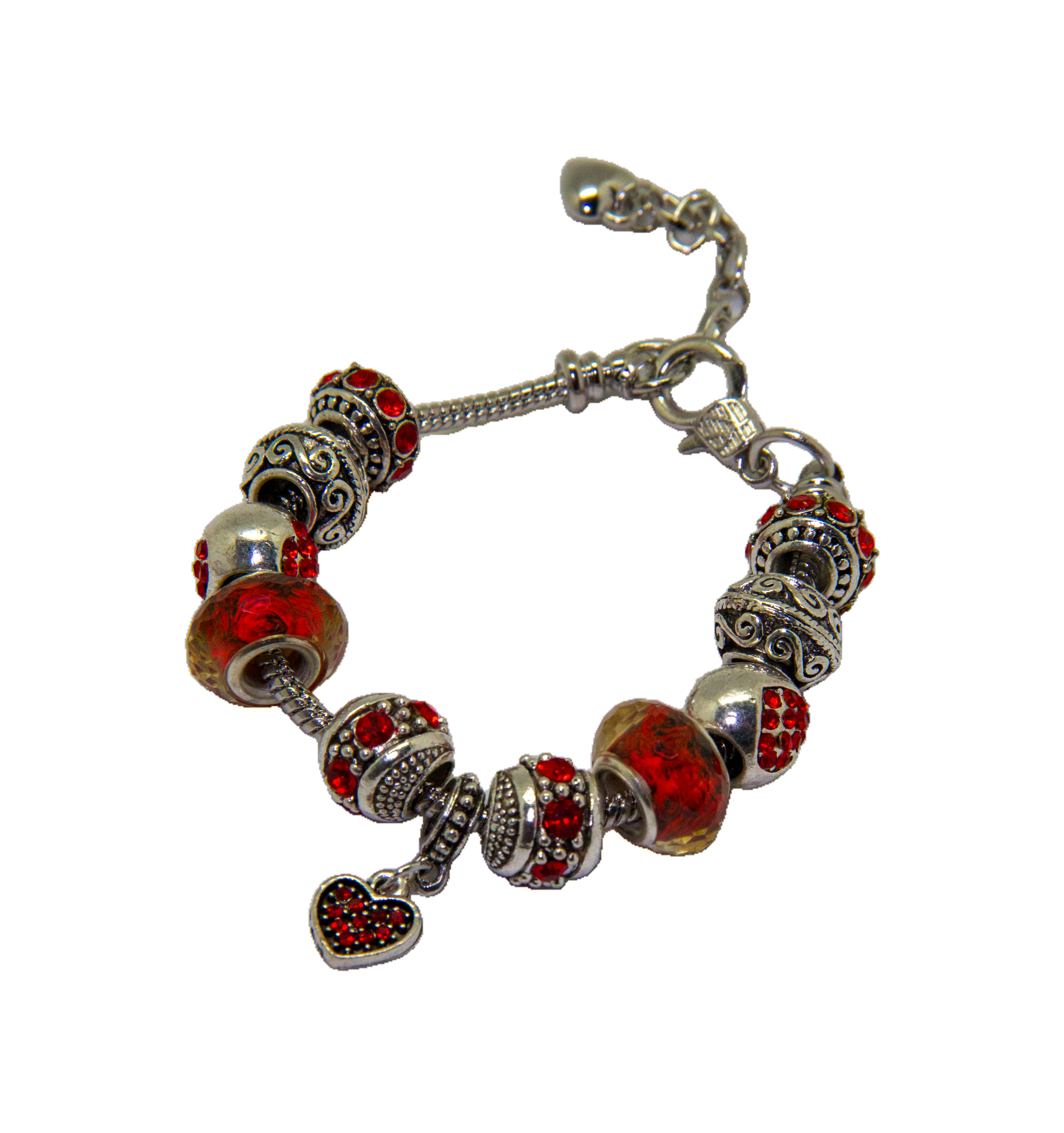 Pulsera "Corazón de Rubí"
