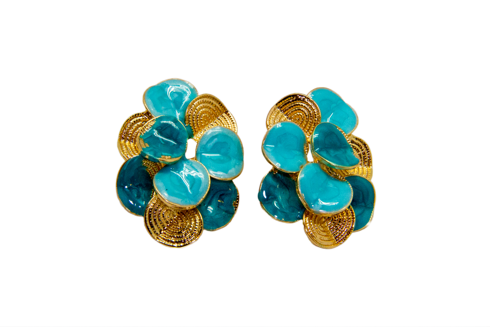 Aretes "Arrecife Dorado"