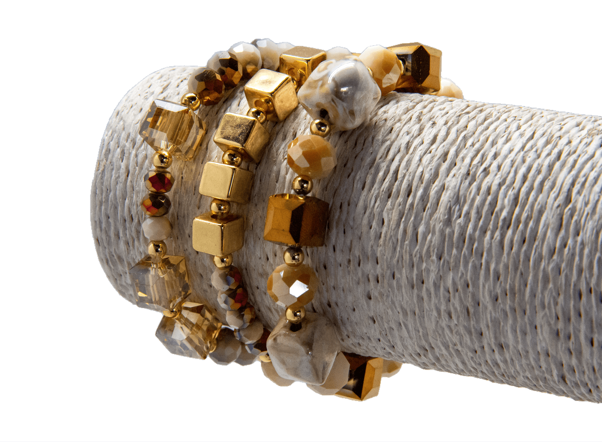 Set de Pulseras "Atardecer Dorado"