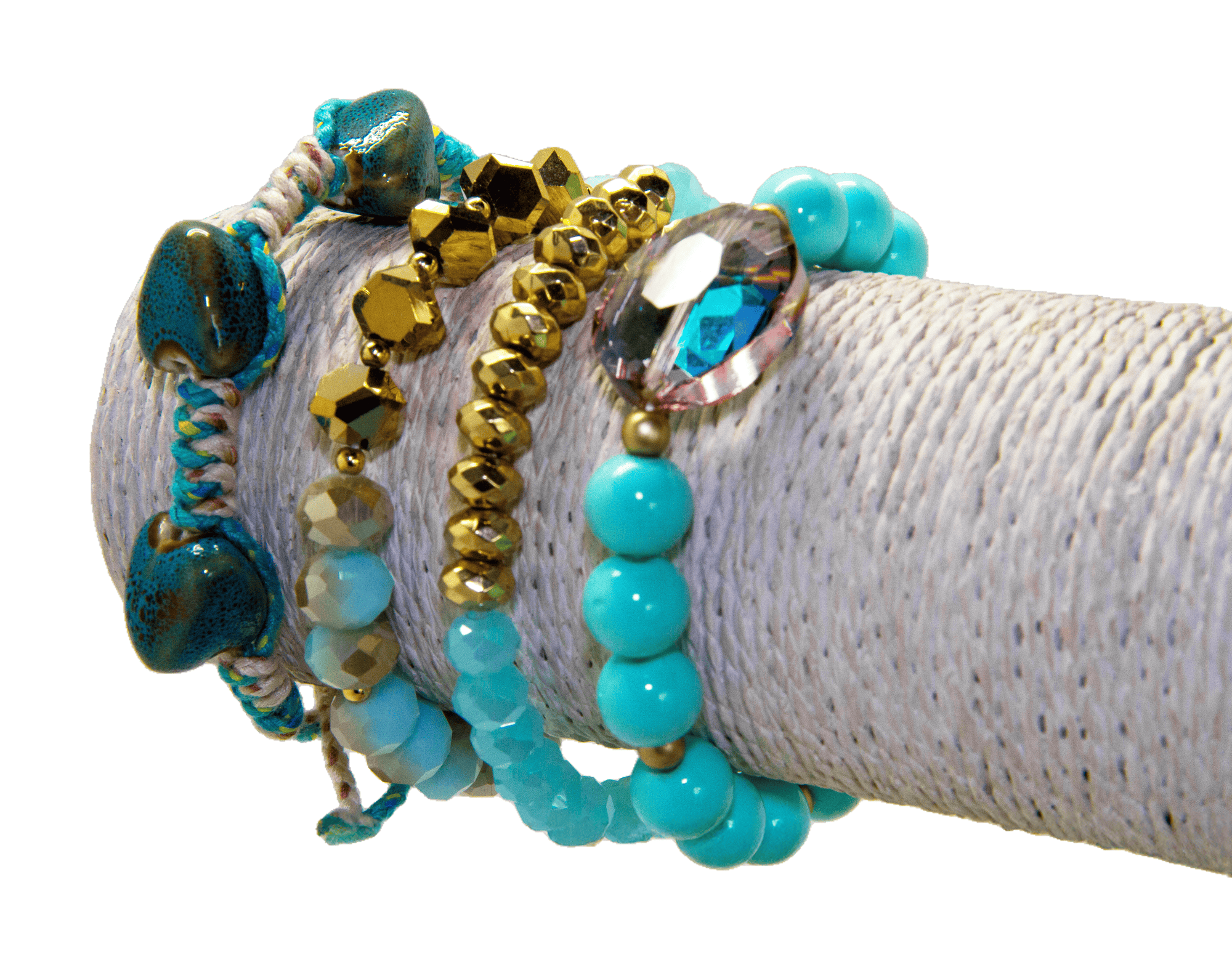 Set de Pulseras "Oasis Turquesa"