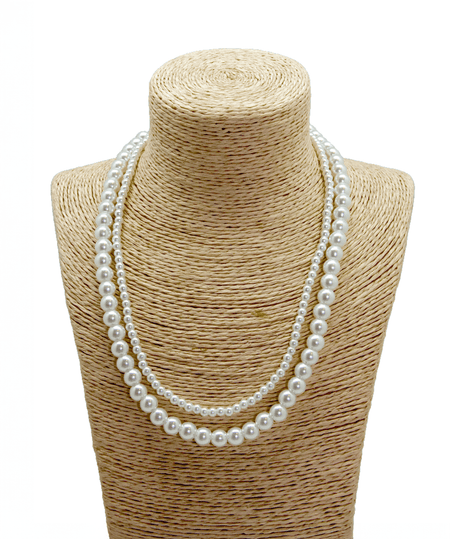 Collar Dúo de Perlas