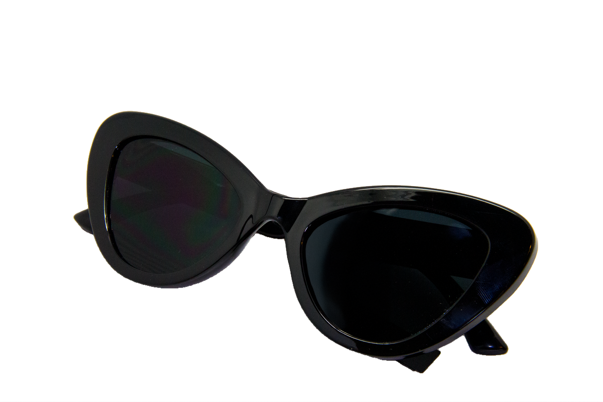 Lentes de Sol Cat-Eye con Marco Negro