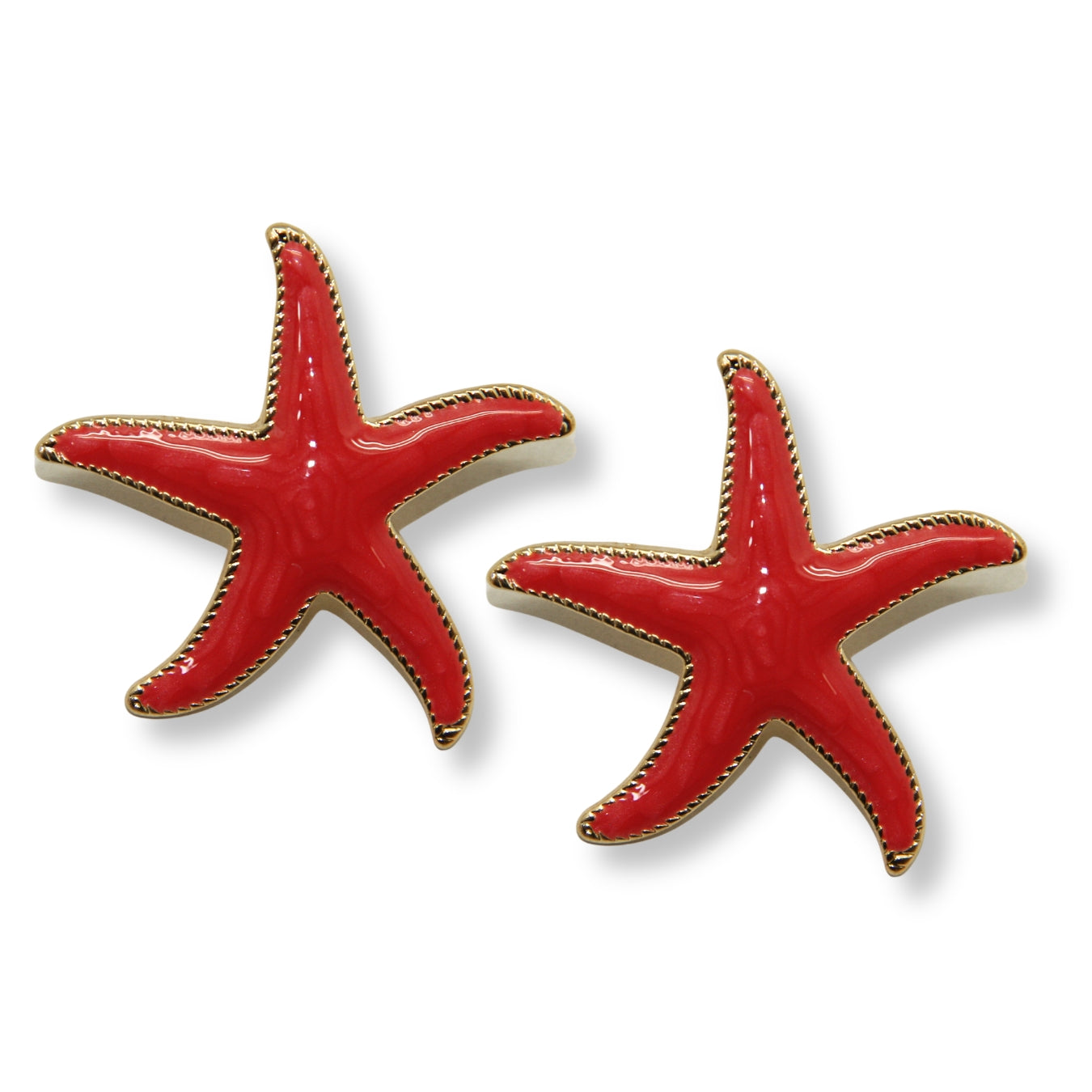Aretes Estrella Carmesí