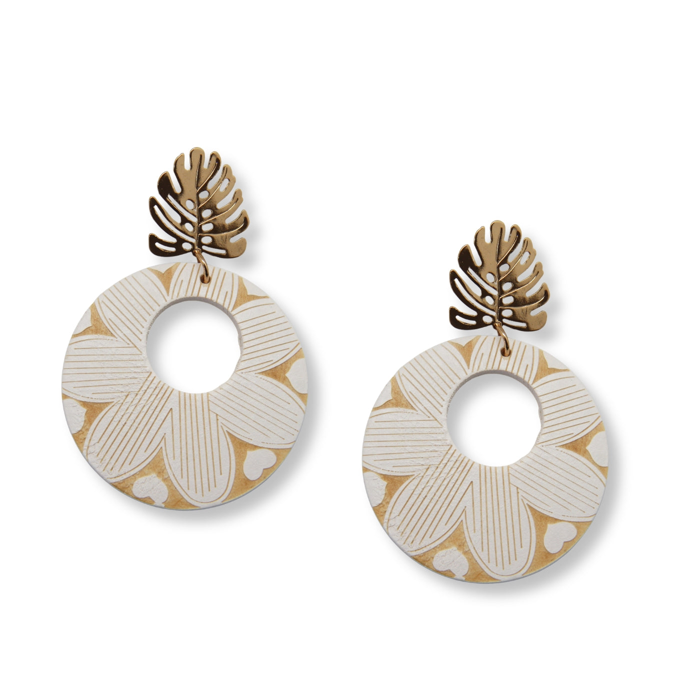 Aretes Monstera