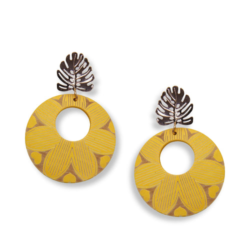 Aretes Monstera
