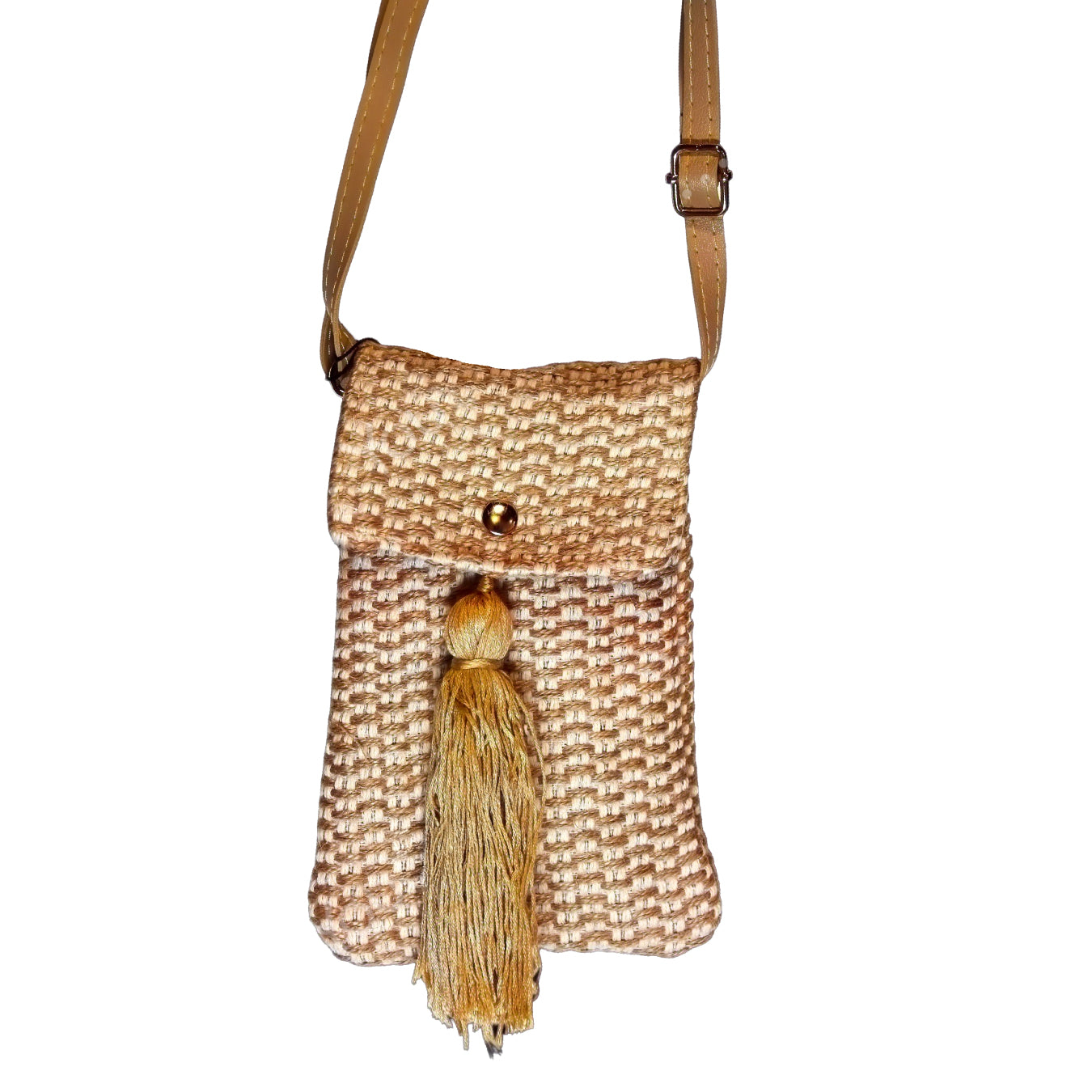 Bolso Porta Celular Etnia Miel