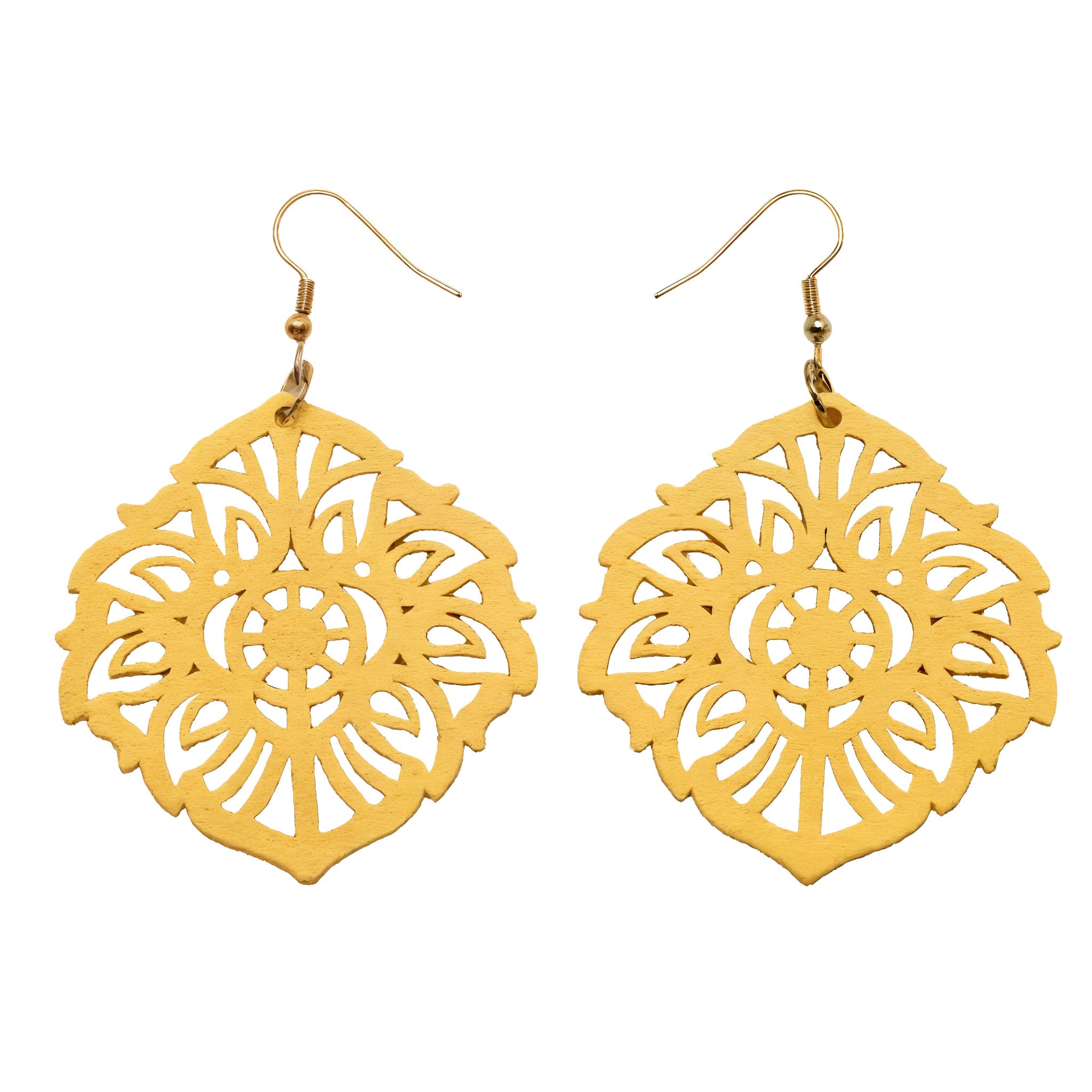 Aretes Mándala Girasol