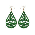 Aretes Gota Esmeralda