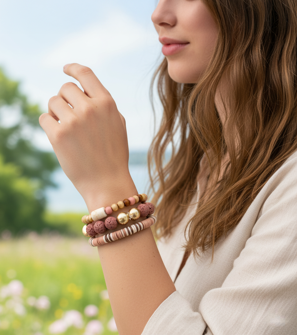Pulsera Brillo De Madera