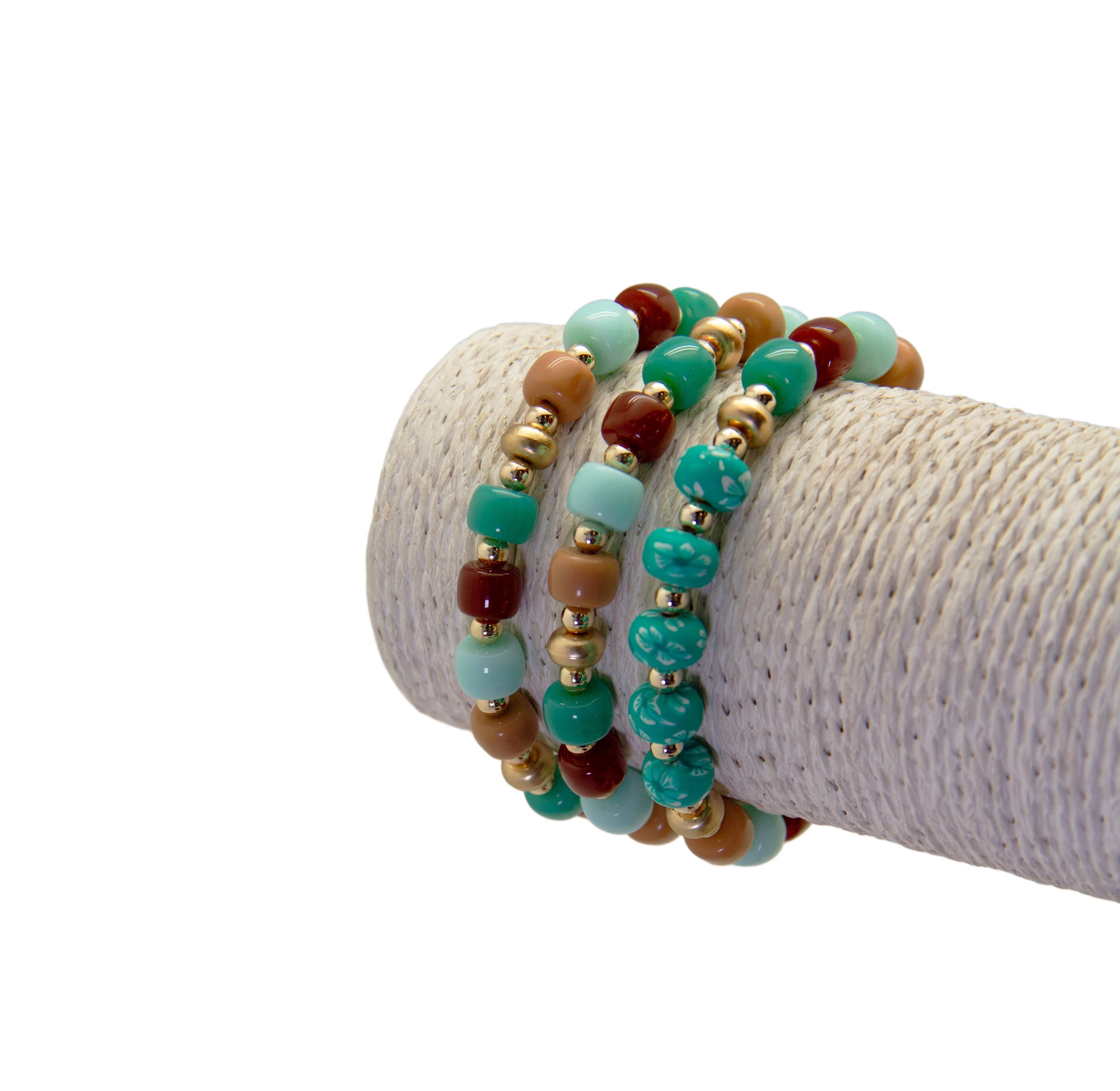 Pulseras Brillos Azules