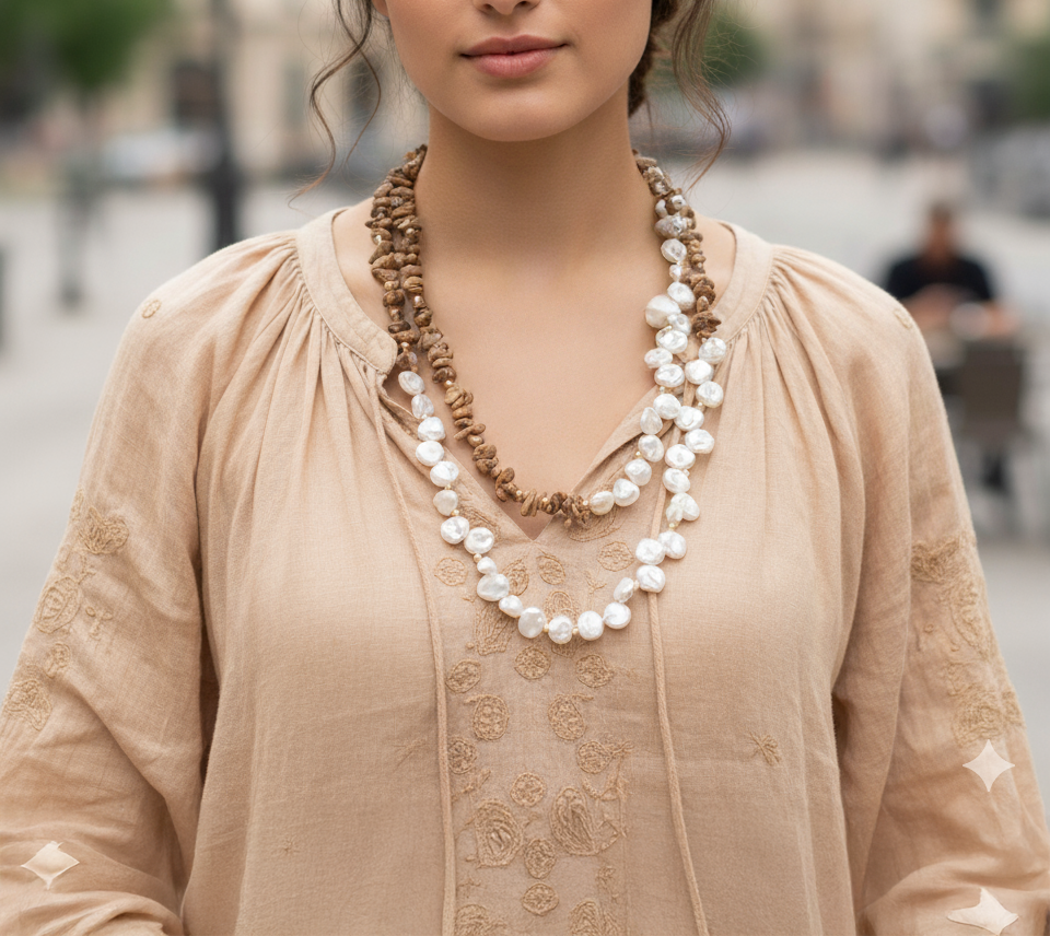 Collar Elegancia Terrosa