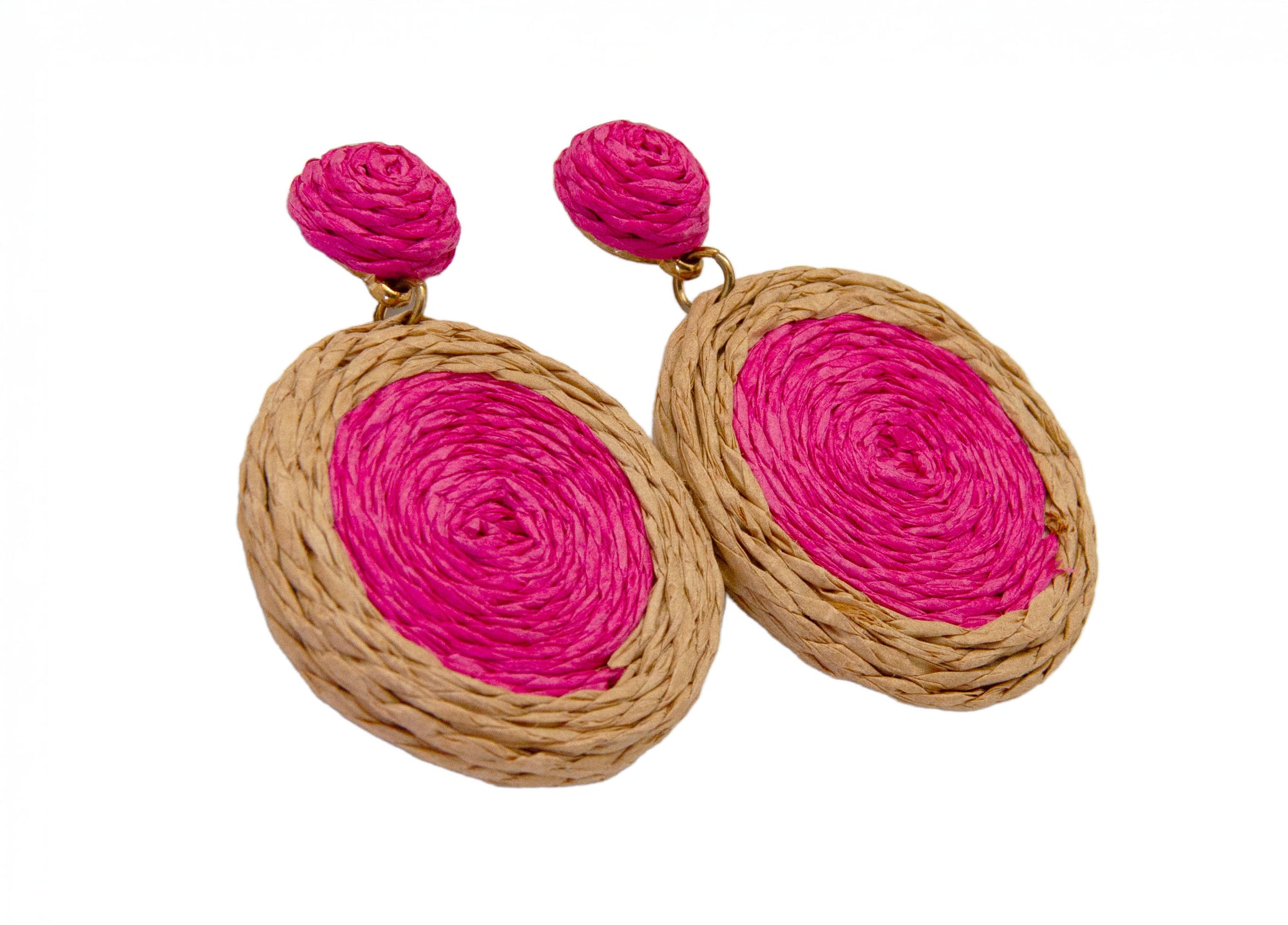 Aretes De Verano Fucsias