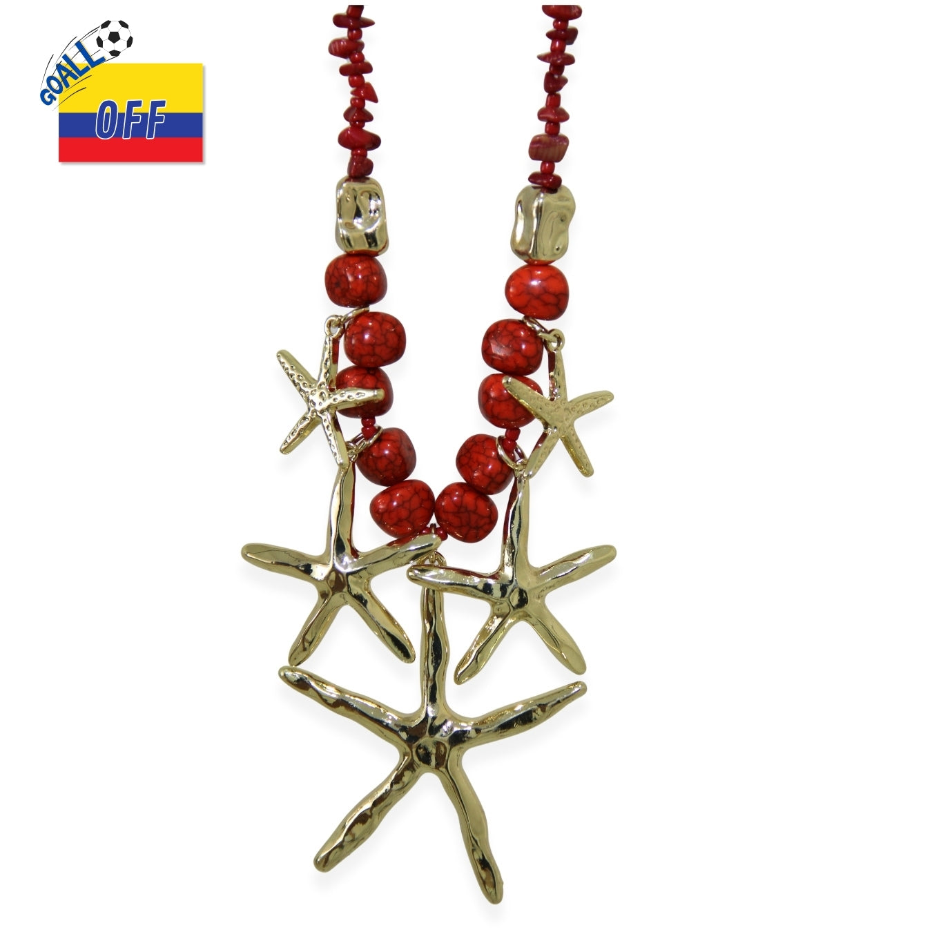 Collar Arrecife Carmesí