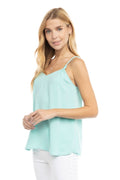 Blusa Estilo Cami con Cintas Trenzadas - Verde Pastel