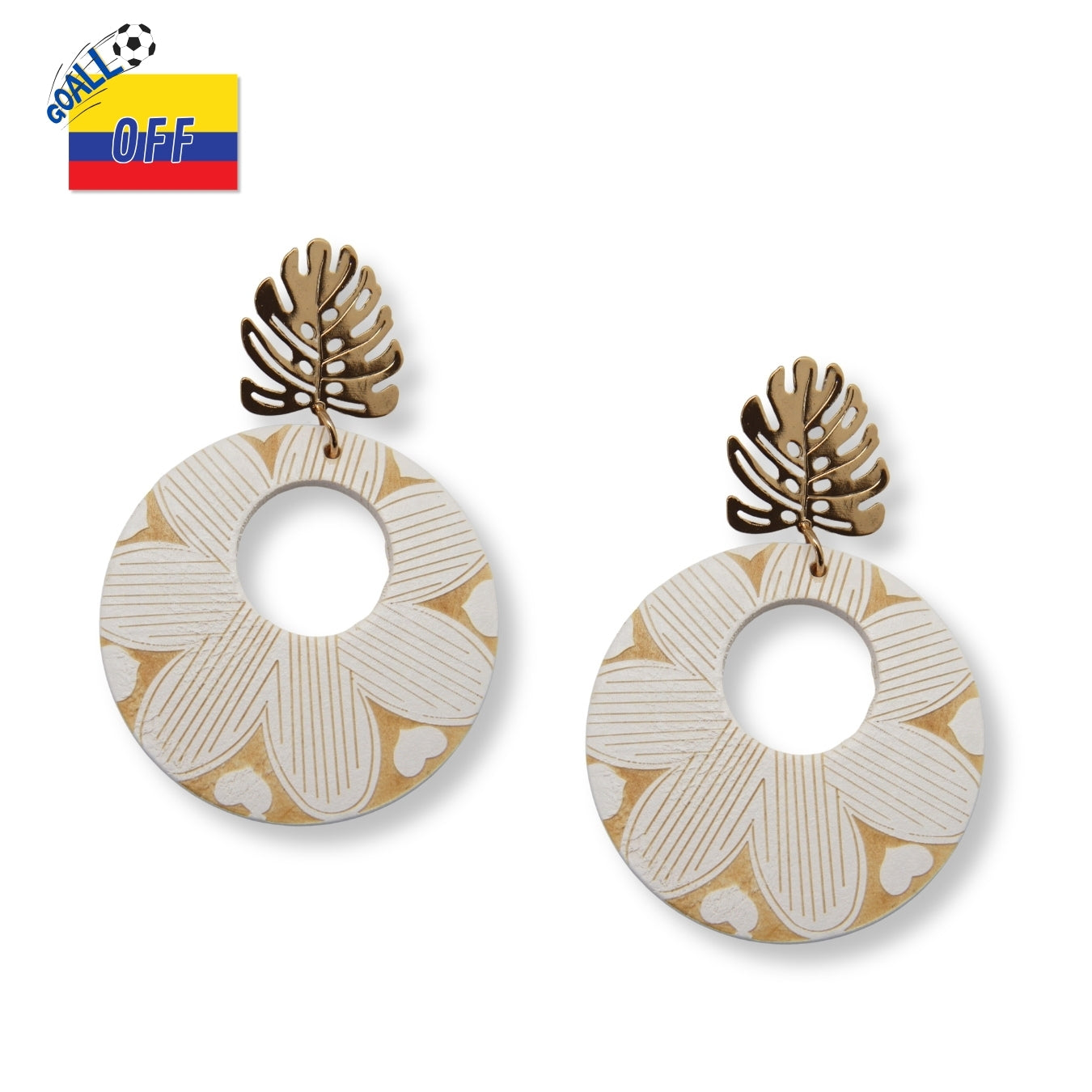 Aretes Monstera