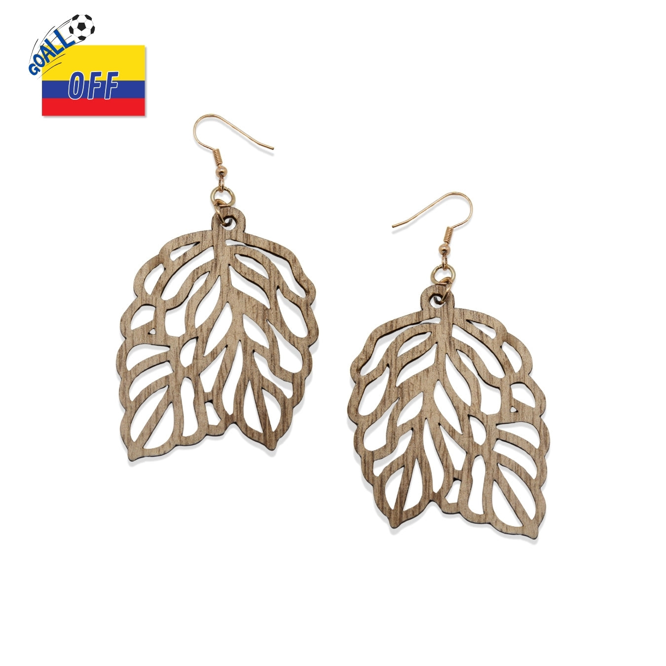 Aretes Fronda Calada
