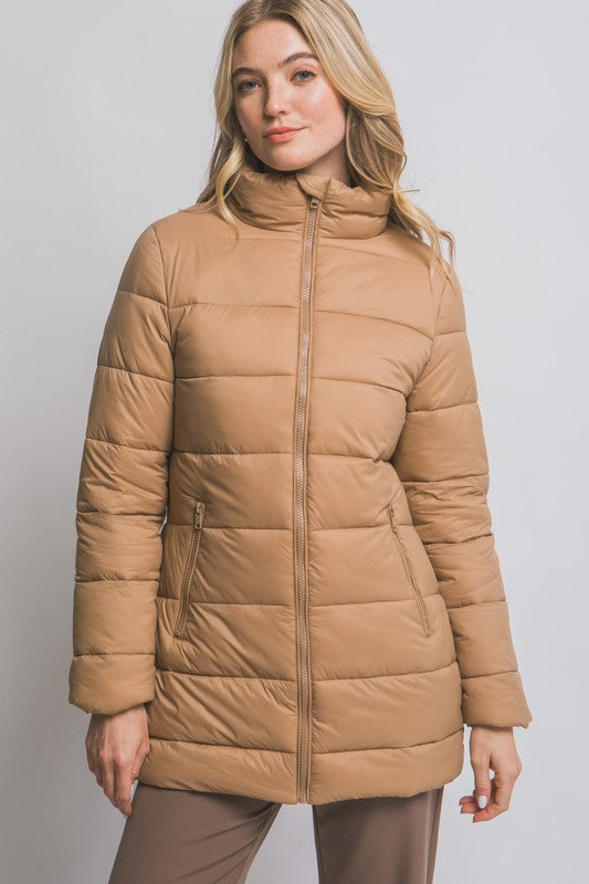 LOVE TREE Chaqueta Larga Acolchada