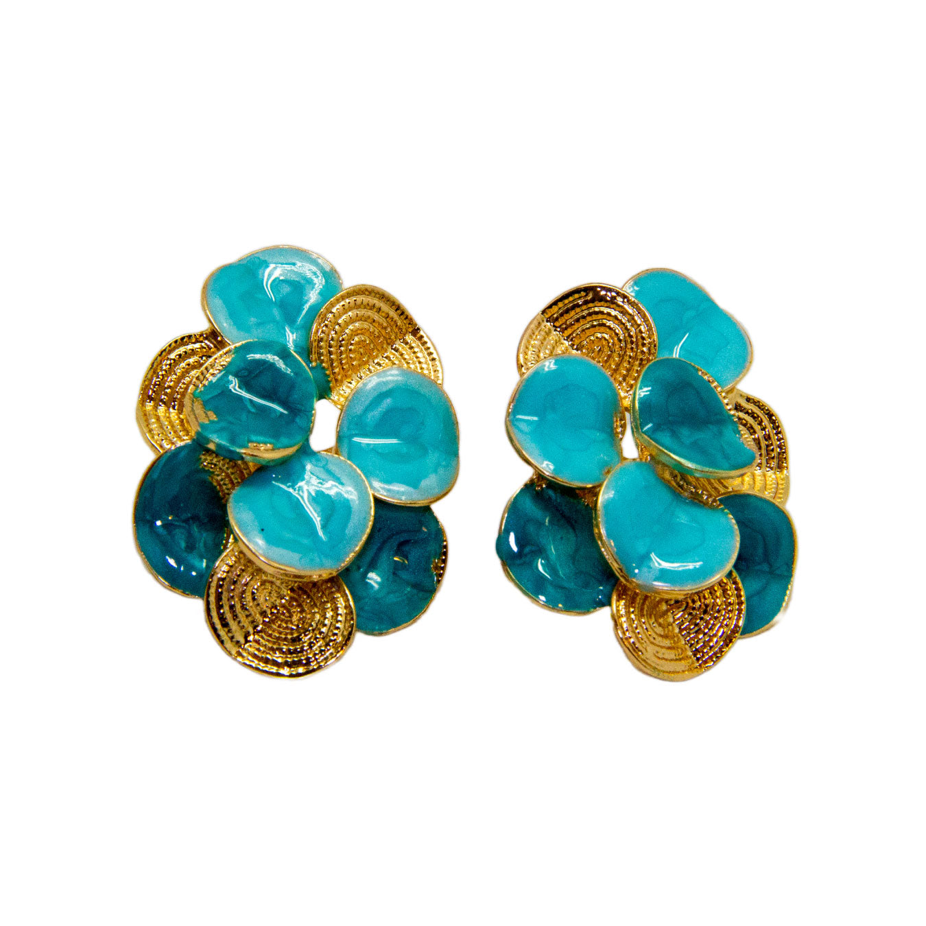 Aretes "Arrecife Dorado"