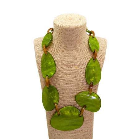 Collar Hoja Tropical